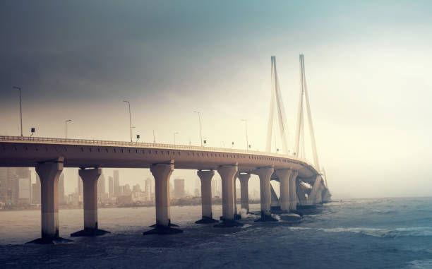 istock Bandra–Worli Sea Link is a cable bridge in Mumbai, India 1216024771