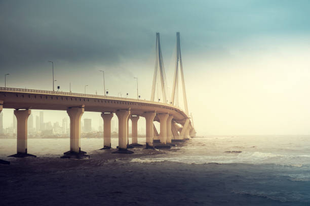 istock Bandra–Worli Sea Link is a cable bridge in Mumbai, India 1216024795