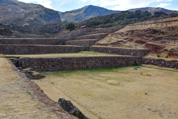 istock Inca stone terraces at the Tipon archaeological site, just south of Cusco, Peru 1216026851