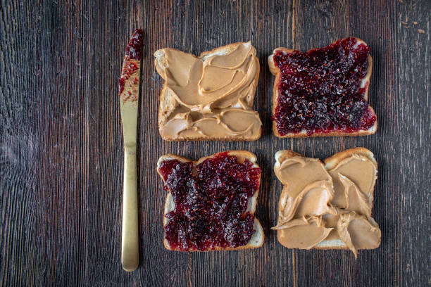 istock open peanut butter and jelly on sliced bread 1216030932