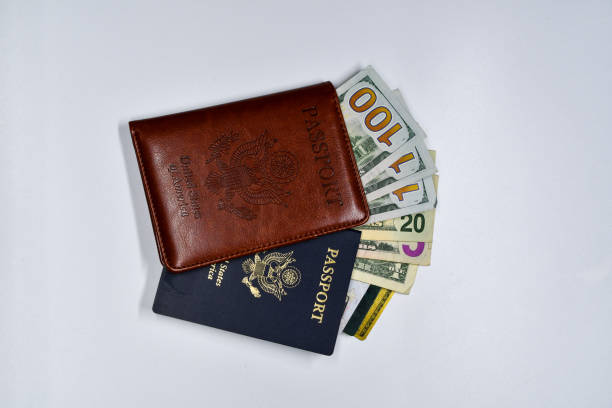 istock Passport, Wallet, u.s. Currnecy and identification 1216032109
