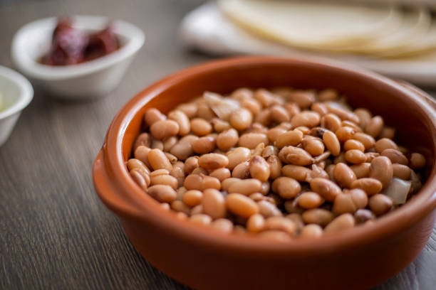 istock Mexican food, bean dish 1216033575
