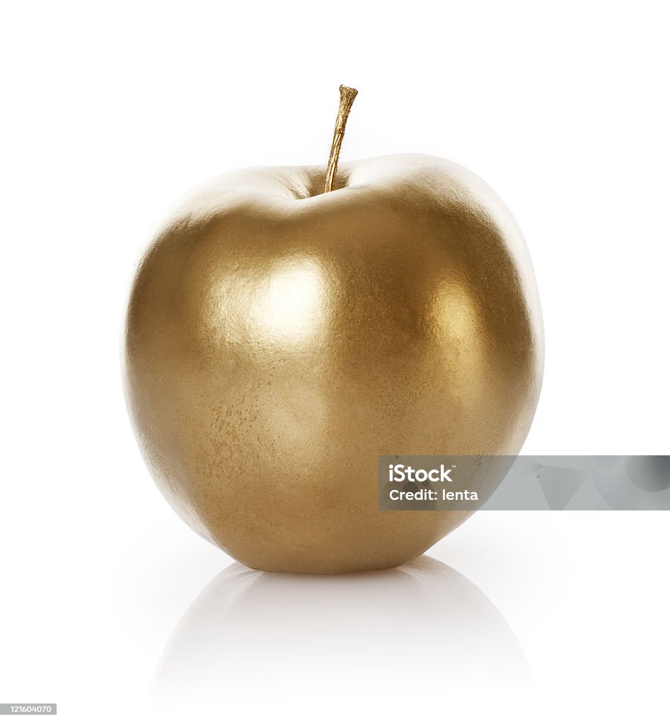 gold apple  Apple - Fruit Stock Photo