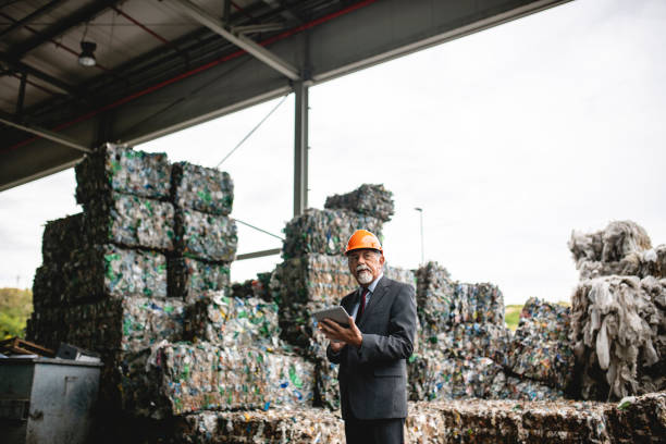 istock Senior Onsite Inspector at Waste Management Facility 1216056219