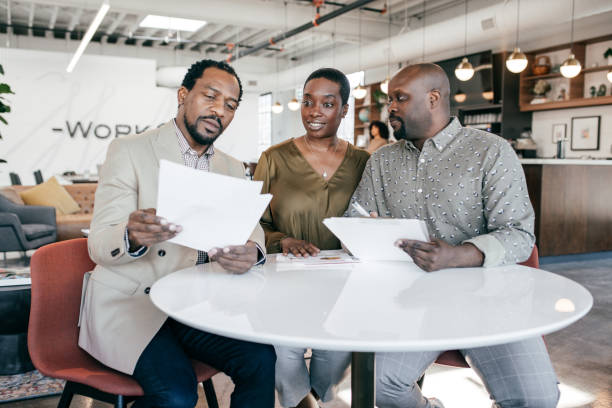 istock Business meeting with financial advisor 1216056631