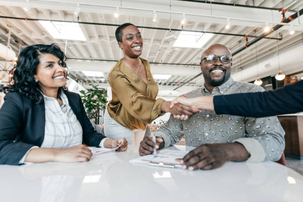 istock Business meeting with financial advisor 1216056650