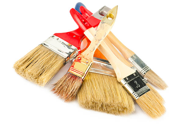 istock Set of paintbrushes for home renovation 121605744