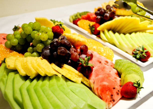 istock Different variety of fruit platter 1216058972