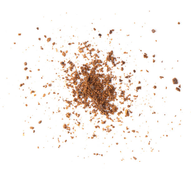 istock coffee powder on white background top view 1216065428