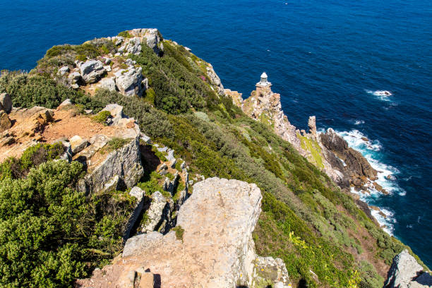 istock South African Lighthouse on Rocky Clifftop 1216067081