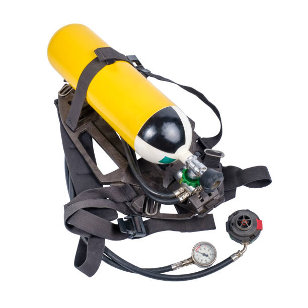 istock Breathing Air Cylinder Assembly, apparatus for firefighters 1216067238