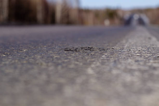 istock Asphalt road in the forest. A beautiful journey 1216070292
