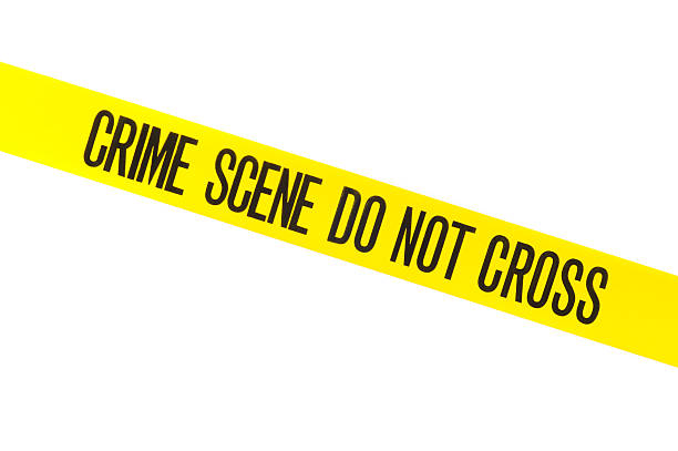 istock Yellow Crime Scene Tape 121607841