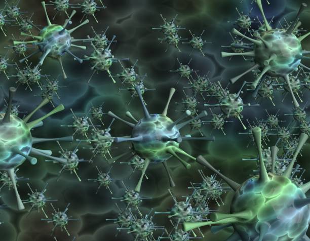 istock Coronavirus flu covid-19 concept background 3d illustration 1216083602