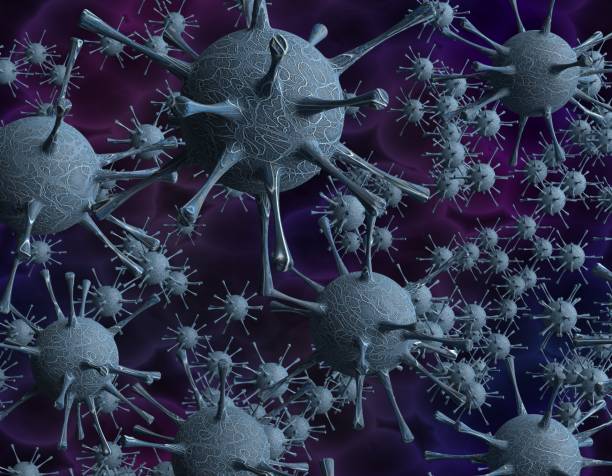 istock Coronavirus flu covid-19 concept background 3d illustration 1216083636