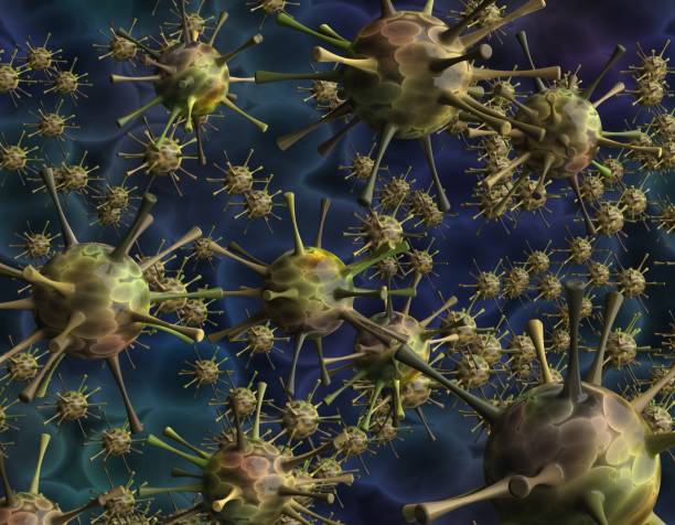 istock Coronavirus flu covid-19 concept background 3d illustration 1216084734