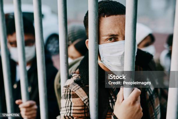 Who Will Make It Out Alive Stock Photo - Download Image Now - Prison, Crowded, Refugee