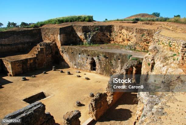 Ancient Roman Tomb Of Servilia Archaeological Complex Carmona Spain Stock Photo - Download Image Now