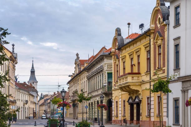 istock Street in Eger, Hungary 1216096264