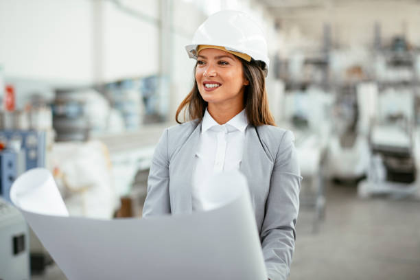 istock Female engineer in regular quality control in factory 1216101311