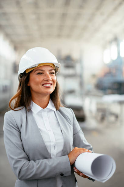 istock Female engineer in regular quality control in factory 1216101330