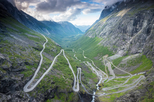 istock Famous Trollstigen road in Norway 1216102084