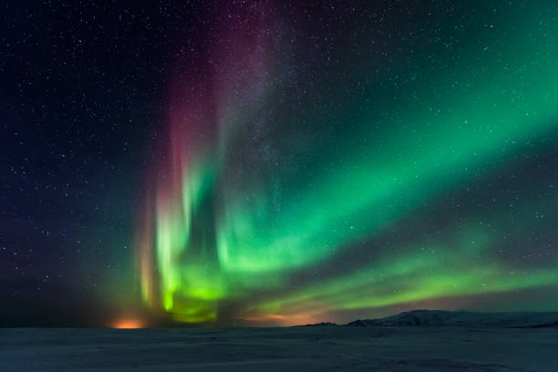 istock Northern lights aurora borealis 1216107078