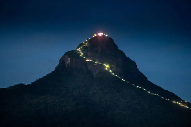 Photo of Sri Pada, Adam's peak in Sri Lanka