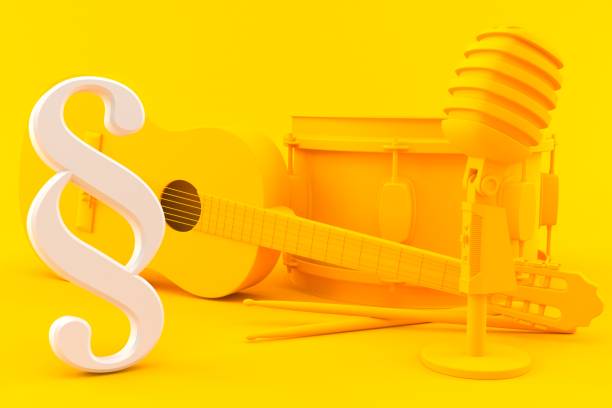 istock Music background with paragraph symbol 1216110151