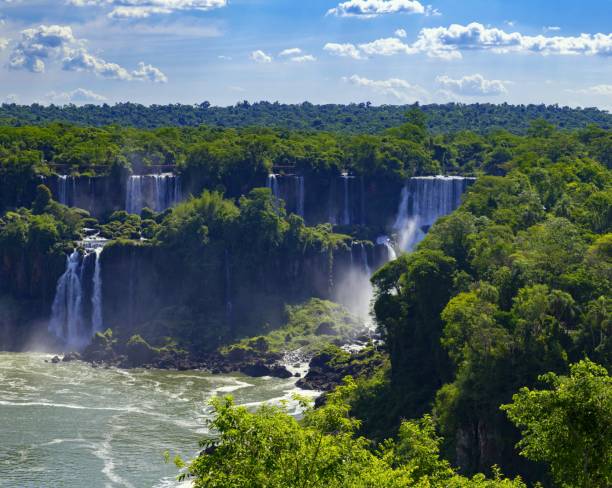 istock Iguazu Falls between Argentina and Brazil 1216129883
