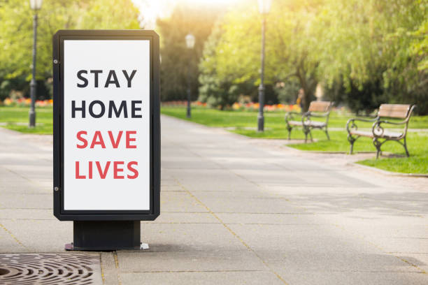 istock Stay home save lives 1216134060