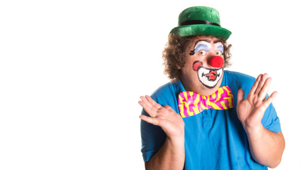 istock Holidays. Funny fat clown. 1216135183