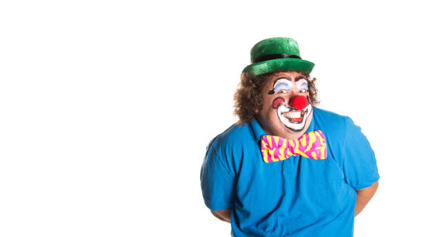 istock Holidays. Funny fat clown. 1216135253