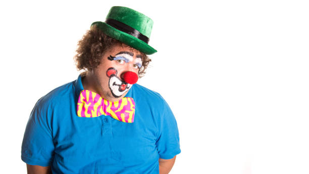 istock Holidays. Funny fat clown. 1216137406
