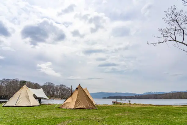 Photo of Higashi-Onuma Campsite in Onuma Quasi-National Park, Hokkaido, Japan
