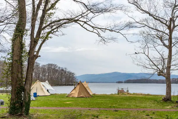 Photo of Higashi-Onuma Campsite in Onuma Quasi-National Park, Hokkaido, Japan