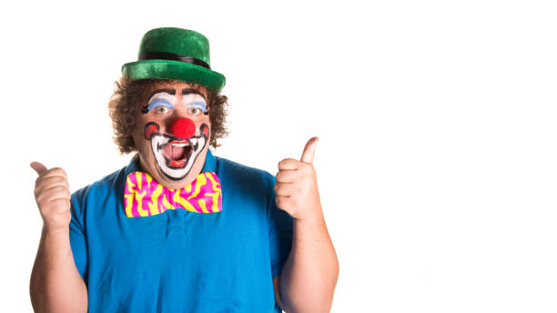 istock Holidays. Funny fat clown. 1216138088