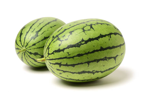 wassermelone - watermelon fruit summer portion stock-fotos und bilder