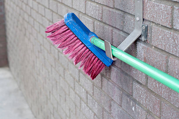 istock Close Up Car Wash Scrubbing Brush 121613958