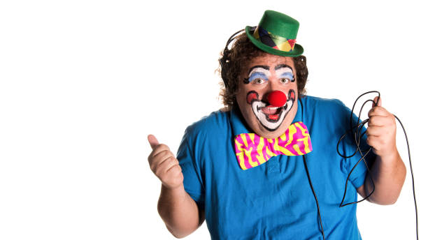 istock Holidays. Funny fat clown. 1216139852