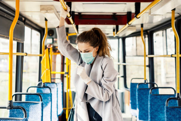 istock Virus protection in public transportation 1216140399