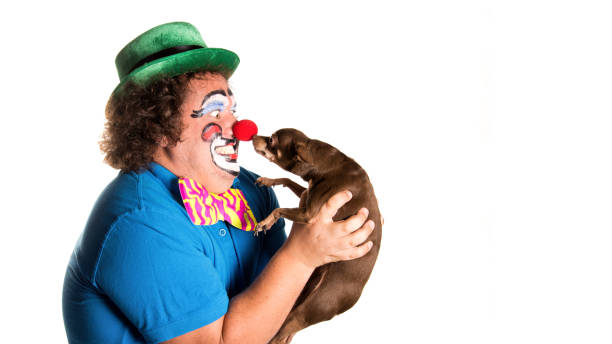 istock Holidays. Funny fat clown. 1216140461