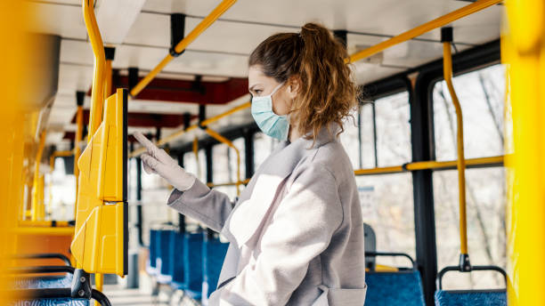 istock Virus protection in public transportation 1216140780