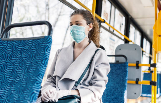 istock Virus protection in public transportation 1216140800