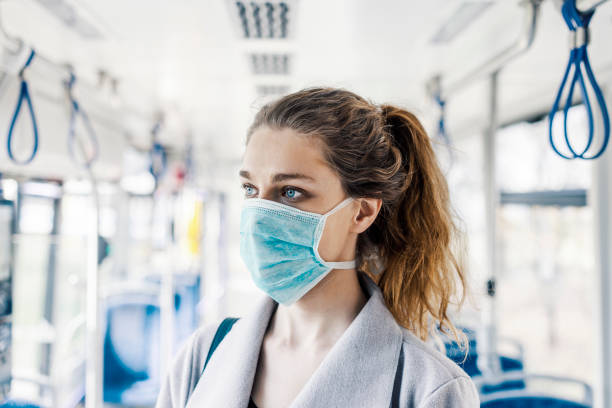 istock Virus protection in public transportation 1216140851