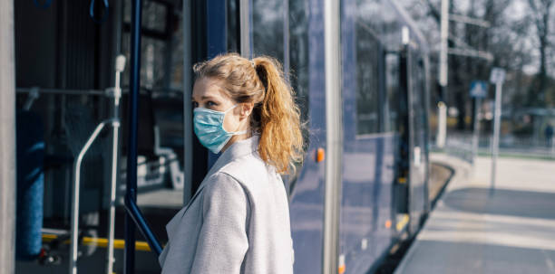 istock Virus protection in public transportation 1216140852