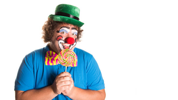 istock Holidays. Funny fat clown. 1216142349