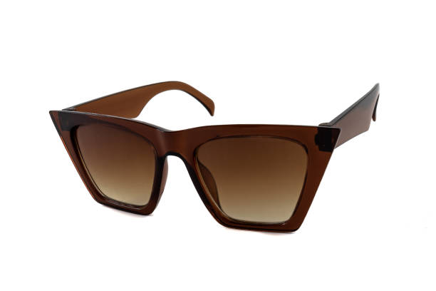 istock Brown Horn Rimmed Sunglasses Isolated On White 1216143941