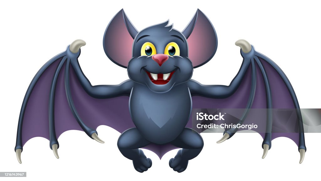 Ilustración de Lindo Halloween Vampiro Murciélago Animal Dibujos Animados y  más Vectores Libres de Derechos de Murciélago vampiro - iStock
