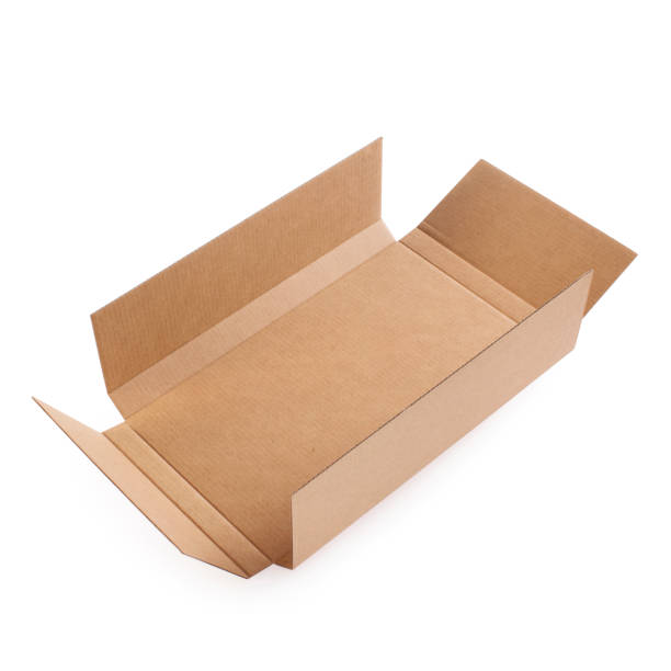 istock Delivery Cardboard Box open ready for packing. Shipping object. Clipping path included. 1216150642